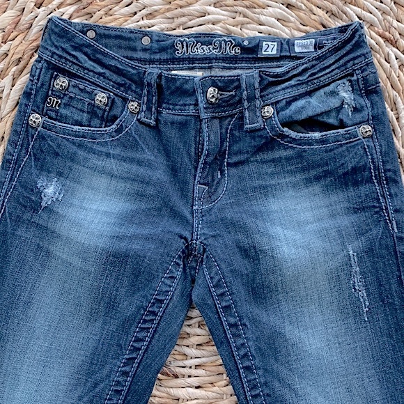 Miss Me Embellished Paisley Bootcut Jean - Picture 7 of 16